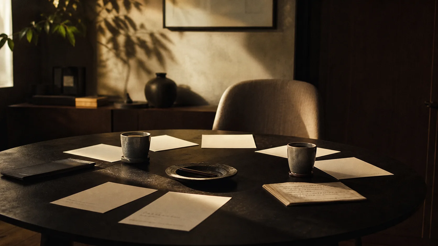Quiet leadership conversation setting